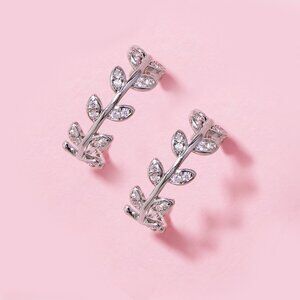 Set Of Leaf Ear Cuff Earrings - Charmed Aroma